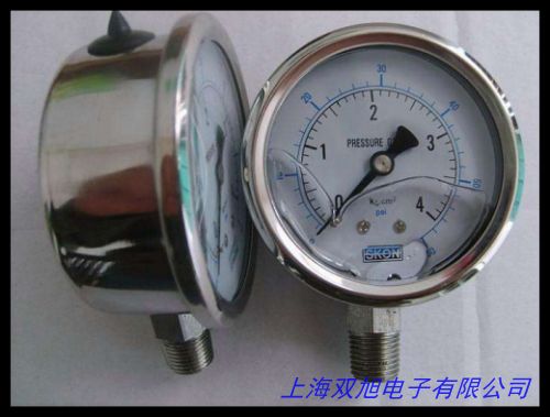 直銷25mpa耐震軸向磁助式電接點(diǎn)壓力表 250bar高壓精密壓力表